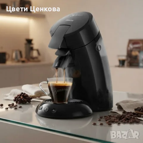 Кафемашина, черна Philips senseo
