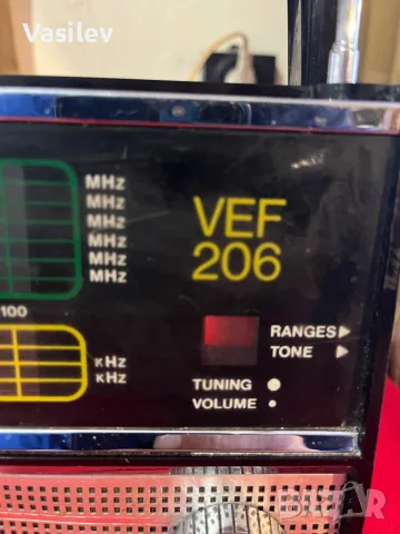 Транзистор VEF- 206, снимка 8 - Радиокасетофони, транзистори - 56576217