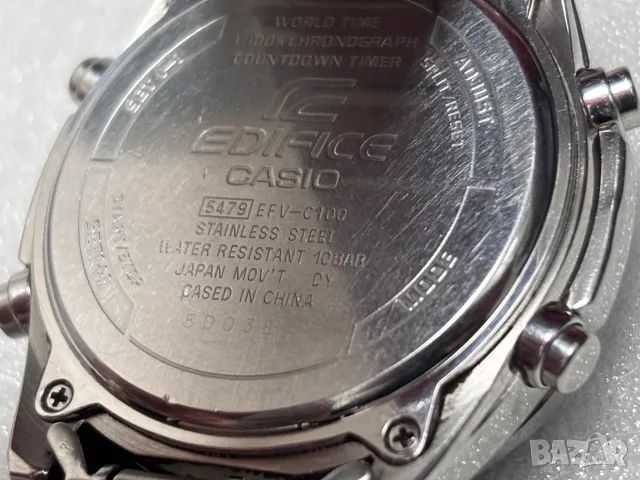 Мъжки Часовник CASIO EDIFICE EFV-C100, снимка 8 - Мъжки - 56708952