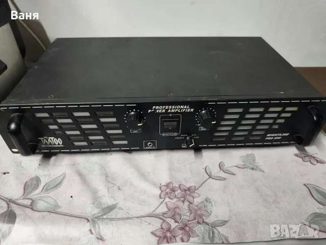  Усилвател McTaatoo Nightline Pro 800 (2x400W) , снимка 2 - Други - 56556847