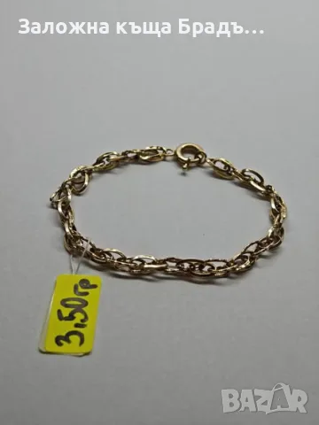 Дамска златна гривна 3,50гр