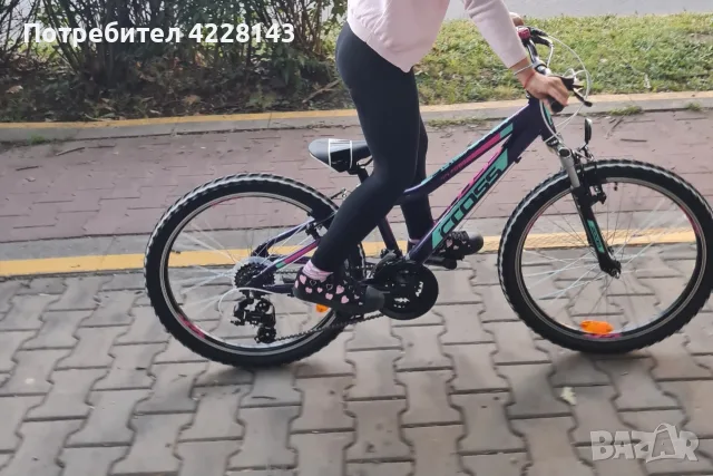 Продавам Колело  Cross 24. Колелото е карани броени пъти и е като ново