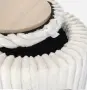 Табуретка с ракла за съхранение, бяла, снимка 4