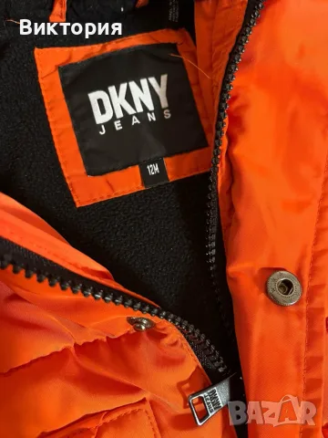 Детско зимно яке DKNY 12м, снимка 2 - Бебешки якета и елеци - 56714873
