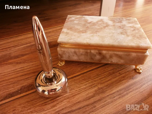 Лукс Аксесоар за Бюро Химикалка Магнитна Хром Никел