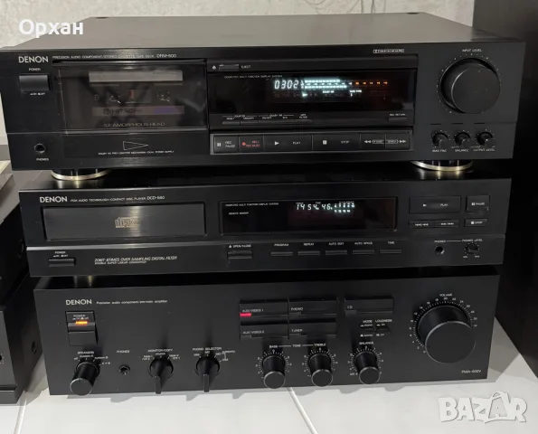 Класическа Hi-Fi стерео система Denon – перфектно състояние и отличен звук