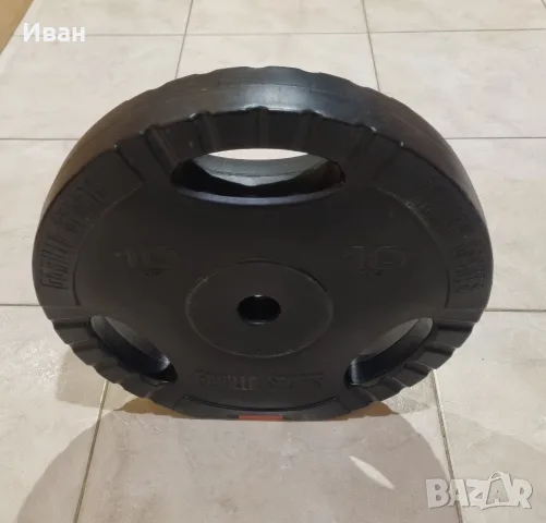 Фитнес урред Диск Gorila sport 10кг, снимка 3 - Фитнес уреди - 56636164