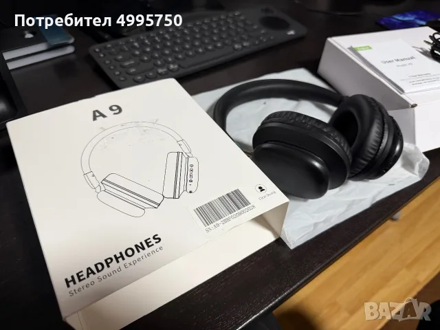 А9 Bluetooth Headphones, снимка 10 - Безжични слушалки - 56746135