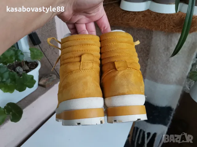 Жълти Дамски боти Tamaris 40 н. , снимка 7 - Дамски боти - 56616407