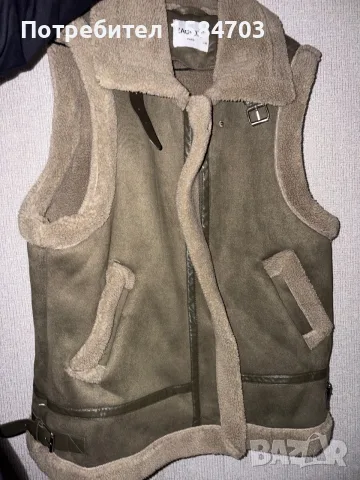 Дамски елек с каракул 