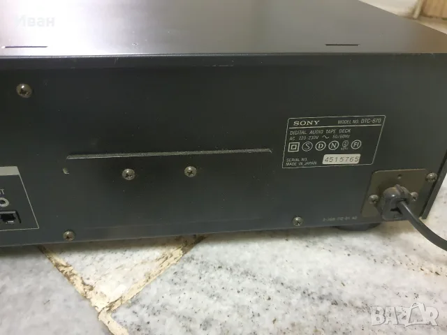 DAT RECORDER SONY 670, снимка 11 - Декове - 56739070