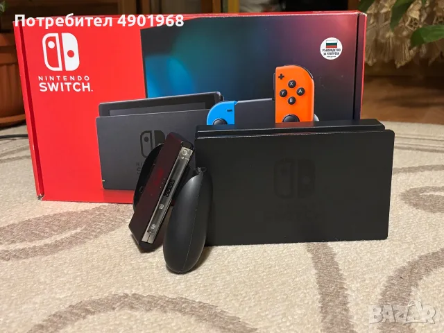 Nintendo Switch V2 + аксесоари , снимка 11 - Nintendo конзоли - 56749413