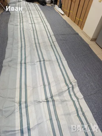 Дищащ килим за къмпинг.За форселт на каравана. Размери 680/250см