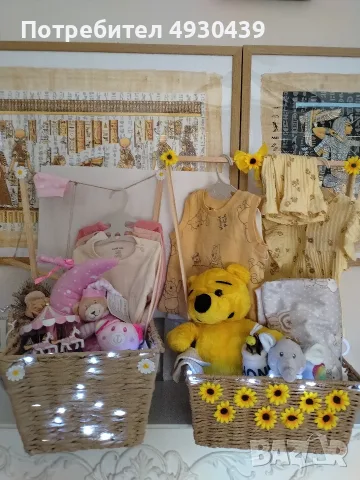 изработка на бебешки гардеробчета, снимка 2 - Комплекти за бебе - 56585152