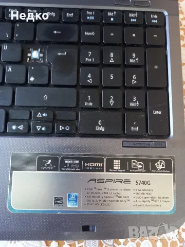 Acer Aspire 5740G, снимка 4 - Лаптопи за дома - 56595742