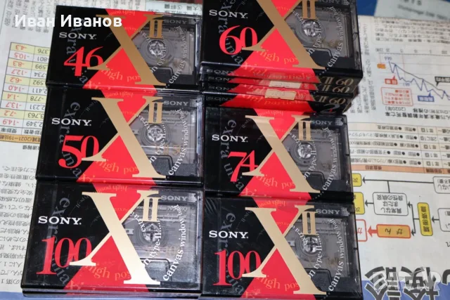 SONY X II хром висок клас японски аудиокасети