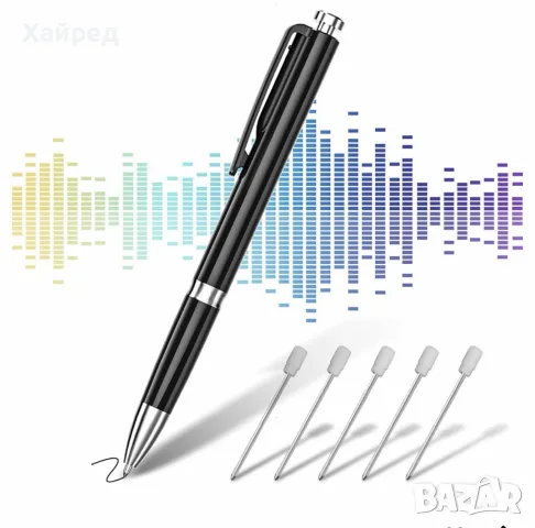 Химикал с звукозапис XIXITPY 64GB – гласово активиране и звукозапис, диктофон