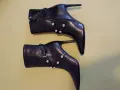 Боти 8см ток,кожени., снимка 1