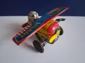 Стара Ламаринена Играчка Самолетче CIRCUS от Соца, снимка 1
