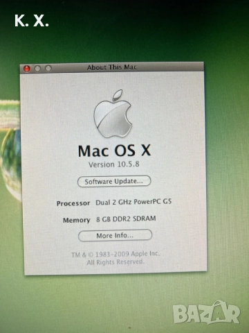 Apple PowerMac G5, снимка 8 - За дома - 56588529