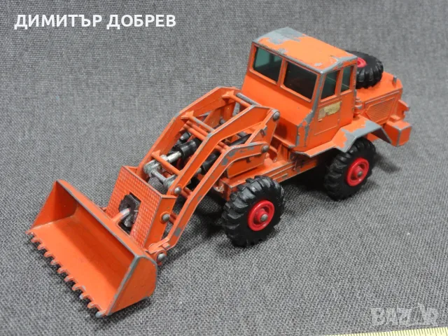 СТАРА РЕТРО МЕТАЛНА КОЛИЧКА ФАДРОМА HATRA TRACTOR SHOVEL MATCHBOX KING SIZE ENGLAND