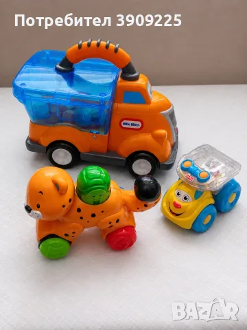 Играчки предимно на fisher price