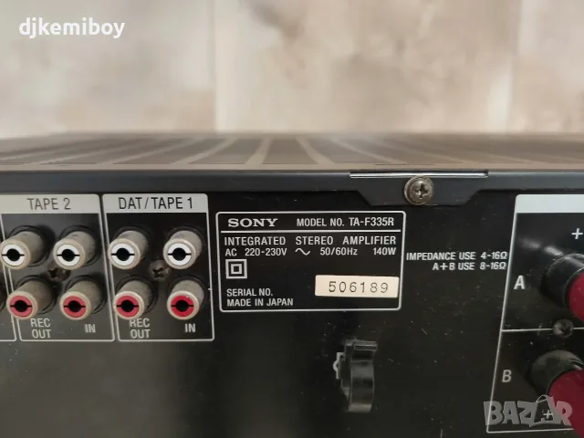 Sony TA-F335R Усиловател, снимка 7 - Ресийвъри, усилватели, смесителни пултове - 56655530