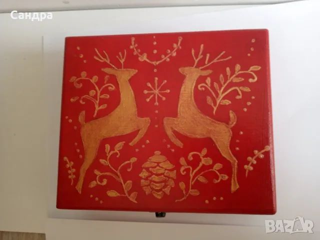 Дървени коледни кутии , снимка 6 - Коледни подаръци - 56558740