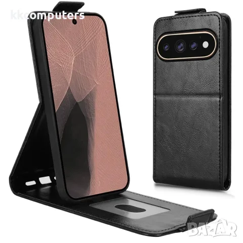 Калъф Портмоне за Google Pixel 11 Pro XL с Вертикално Отваряне, Магнитно Закопчаване, Стойка и Скрий