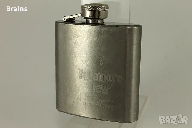 Метална Флашка За Алкохол Tullamore Dew Irish Whiskey