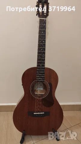 Harley Benton CLP-15ME - solid wood парлор електро-акустична китара 