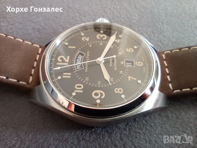 Hamilton Khaki Field Day Date Automatic. 42mm, снимка 7 - Мъжки - 56719408