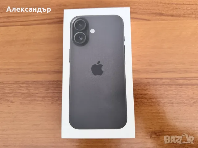 iPhone 16 128gb черен - закупен октомври 2026 г.