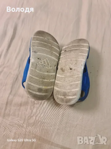Детски сандали adidas, сини, номер 27, снимка 5 - Детски сандали и чехли - 56571404