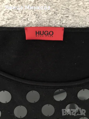 Дамска блуза с пайети Hugo Boss, снимка 4 - Блузи с дълъг ръкав и пуловери - 56553790