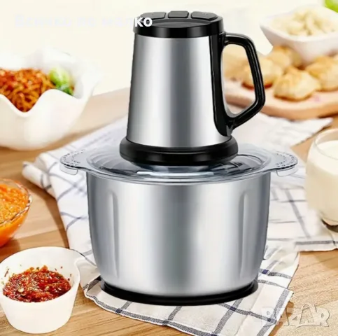 Кухненски чопър 5л, снимка 3 - Чопъри и пасатори - 56684814