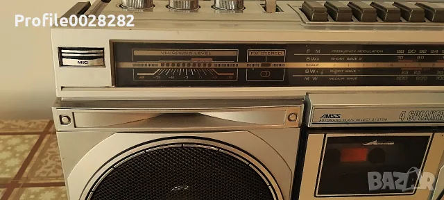 Радиокасетофон Sanyo M9935K , снимка 4 - Радиокасетофони, транзистори - 56560901