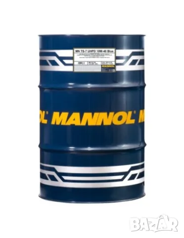 Масло за тежкотоварни MANNOL TS-7 UHPD 10W-40 Blue 208 л