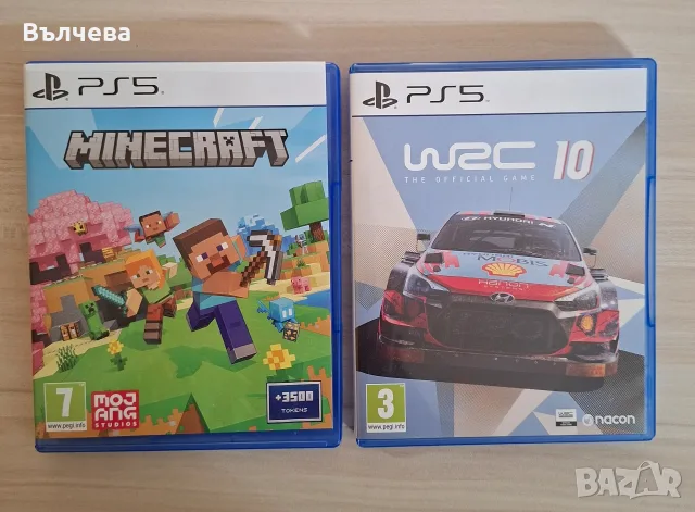 Оригинални игри за PS5 Minecraft и WRC 10 