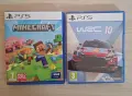 Оригинални игри за PS5 Minecraft и WRC 10 , снимка 1