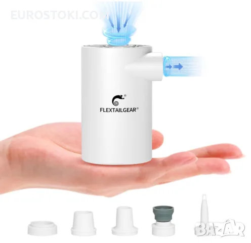 Преносима въздушна помпа FLEXTAIL GEAR EVO, електрическа мини въздушна помпа, вакуумна помпа,3800mAh