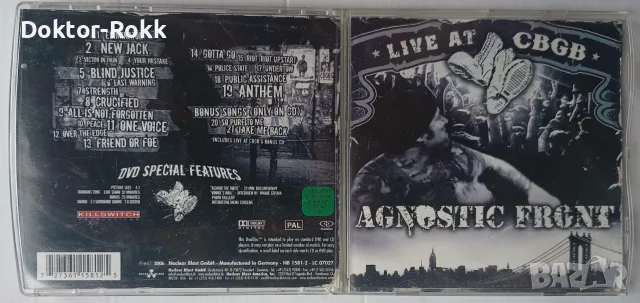 Agnostic Front – Live At CBGB 2006 - Hybrid, DualDisc