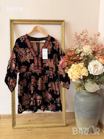 ZARA Нова прекрасна рокля, снимка 8 - Рокли - 56728012