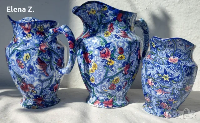 3 винтидж кани Ringtons, Maling Ware и Sadler