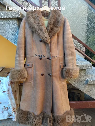Дамски кожени палта, снимка 2 - Палта, манта - 34480657