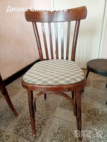 Виенски столове vintage, снимка 4 - Столове - 56697082