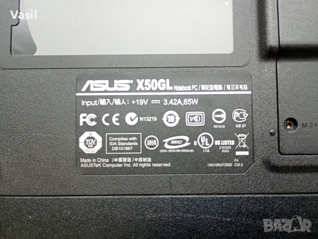 Лаптоп ASUS X50GL F5 Entertainment system, снимка 10 - Лаптопи за дома - 56711762