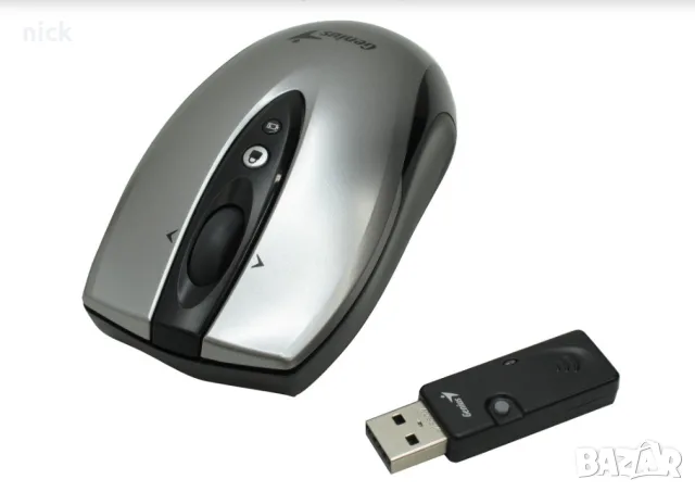 Безжична лазерна мишка GENIUS NAVIGATOR 805 GUARD USB, снимка 4 - Клавиатури и мишки - 56569488