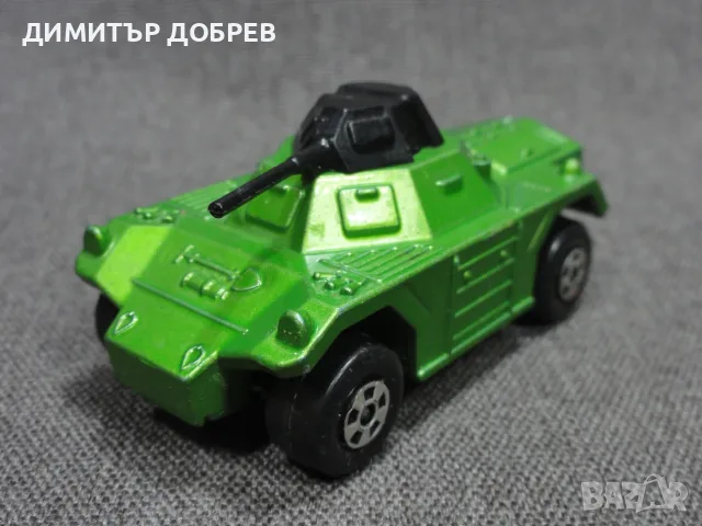 СТАРА РЕТРО МЕТАЛНА КОЛИЧКА WEASEL MILITARY TANK MATCHBOX ROLAMATICS ENGLAND