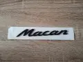 Черна емблема Порше Porsche Macan надпис, снимка 5